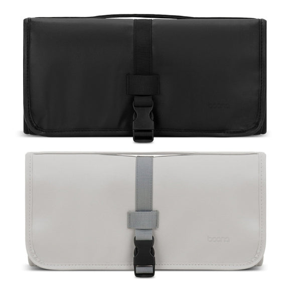 Baona BN-DS004 PU Leather Portable Storage Bag For Dyson Hair Curler(Grey)