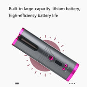 Portable USB Charging Wireless Curler Lazy Automatic Curling Rod(Patented Gray)