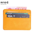 KT1002 RFID Function Lizard Pattern Bank Card Holder PU Business Card Case(Yellow) - Antimagnetic RFID Package by PMC TechLife | Online Shopping South Africa | PMC TechLife | Buy Now Pay Later Mobicred