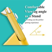 2 PCS DOBE TNS-19062 Host Charging Bottom Portable Triangle Game Console Charger For Switch / Lite(Yellow)