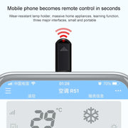 R09 Mobile Phone Intelligent Remote Control Infrared Mobile Phone Remote Control, Interface: 8 Pin (Cyan)