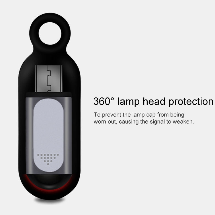 R09 Mobile Phone Intelligent Remote Control Infrared Mobile Phone Remote Control, Interface: 8 Pin (Cyan)