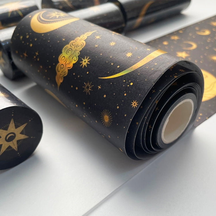 88988 Colorful Bronzing Washi Tape Starry Sky Hand Account Tape(Star Hot Stamping 5)