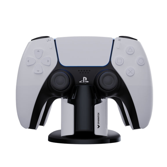 SPARKFOX W20P508 Dual Charger With Contacts Wireless Handle Charger For PS5, Style: Charger+Data Cable+Charging Plug