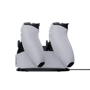 SPARKFOX W20P508 Dual Charger With Contacts Wireless Handle Charger For PS5, Style: Charger+Data Cable