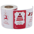 LG-Q090904-50/75 Red Christmas Elk Sticker Self Adhesive Gift Label, Size: 50x76mm(Red) - Stickers by PMC TechLife | Online Shopping South Africa | PMC TechLife