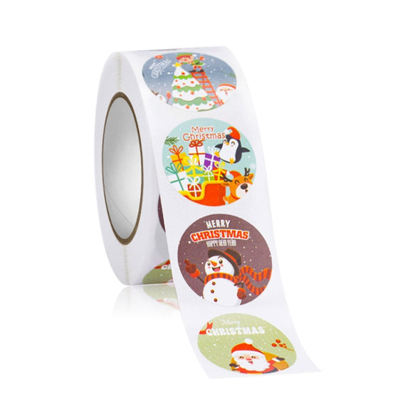 Christmas Gift Sticker Decoration Label Sealing Sticker(HA048)