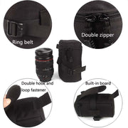 5603 Wear-Resistant Water-resistant And Shockproof SLR Camera Lens Bag, Size: S(Black)