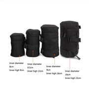 5603 Wear-Resistant Water-resistant And Shockproof SLR Camera Lens Bag, Size: S(Black)