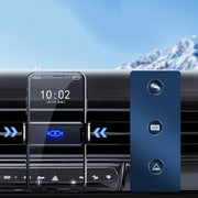 Vehicle-mounted Intelligent Induction Electric Mobile Phone Holder Car Air Outlet Navigation Frame(Abyss Black)