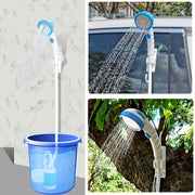 LLT-ES01 Electric Pet Shower Outdoor Camping Bath Device, Style: Standard (Sky Blue)