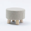Fashion Creative Small Stool Living Room Home Solid Wood Small Chair(Grey) - Chairs by PMC TechLife | Online Shopping South Africa | PMC TechLife | Buy Now Pay Later Mobicred