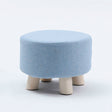 Fashion Creative Small Stool Living Room Home Solid Wood Small Chair(Blue) - Chairs by PMC TechLife | Online Shopping South Africa | PMC TechLife | Buy Now Pay Later Mobicred