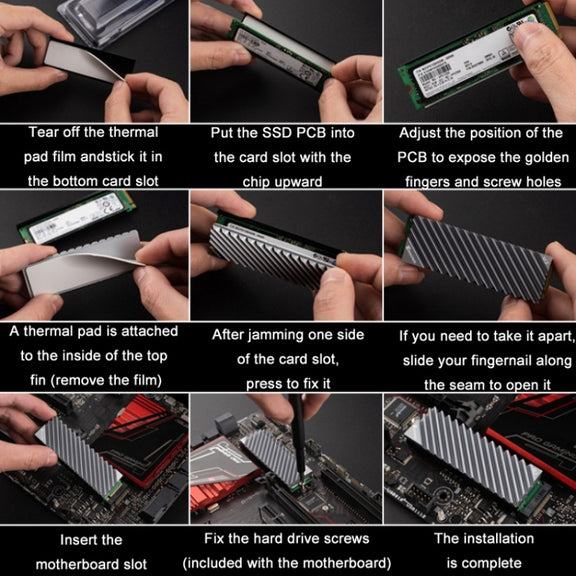 Jonsbo M.2-3 Solid State Radiator For NVME/SSD(Grey)