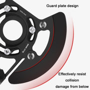 WEST BIKING YP0719259 Mountain Bike Chain Guide Support 32T-38T Gear Piece(Black)