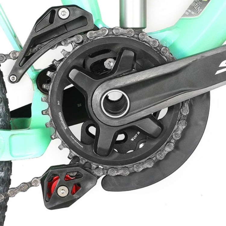 WEST BIKING YP0719259 Mountain Bike Chain Guide Support 32T-38T Gear Piece(Black)