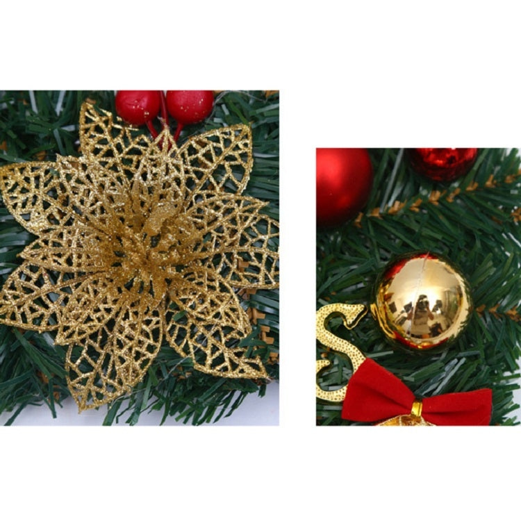 Christmas Decoration Wreath Garland Rattan Door Hanging, Specification: Lemon