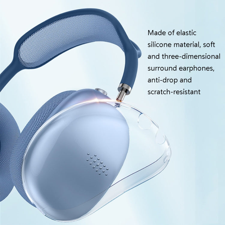 Oatsbasf  Full Coverage Anti-scratch Silicone Headphone Protective Case For AirPods Max(Headset Cover + Earphone Cap)