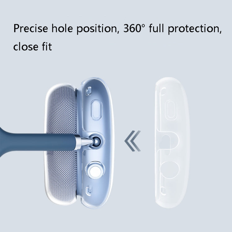 Oatsbasf  Full Coverage Anti-scratch Silicone Headphone Protective Case For AirPods Max(Headset Cover + Earphone Cap)