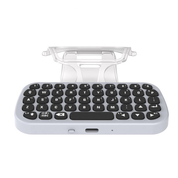 DOBE TP5-0556 Bluetooth Keyboard Wireless Gamepad With Headphone Jack For PS5(White)