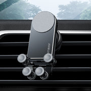 Oatsbasf Car Gravity Metal Bracket Scalable and Stable Mobile Phone Bracket Folding Screen Mobile Phone Exclusive Car Bracket(Outlet Black)