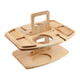 Portable Picnic Wooden Wine Glass Holder Detachable Wine Table(Wood Color) - Outdoor Folding Tables by PMC TechLife | Online Shopping South Africa | PMC TechLife