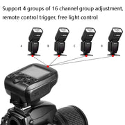 TRIOPO G1 Remote Control TTL Wireless Trigger 2.4GHz Wireless Transmitter For Canon / Nikon Camera(Black)