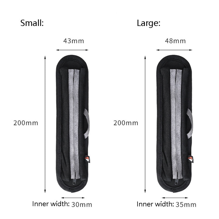 10 PCS G12S Headset Earphone Protection Cover Neoprene Head Beam Protection Pad(Large-Coffee)