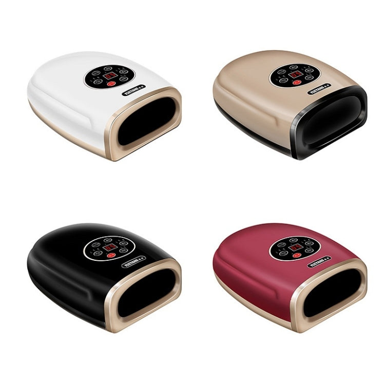 Hand Finger Joint Massager Wrist Palm Physiotherapy Mouse Hand Meridian Acupoint Massager, Specification: Plug(Pearl White)