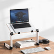 Oatsbasf Folding Computer Desk Laptop Stand Foldable Lifting Heightening Storage Portable Rack,Style: L02 White - free shipping - PMC TechLife - Order now!