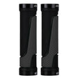2 Pairs BG-0404 Bicycle Rubber Handle Cover The Mountain Bike Bilateral Lock Dead Anti-Slip Handle Cover(Grey) - Bicycle Grips by PMC TechLife | Online Shopping South Africa | PMC TechLife