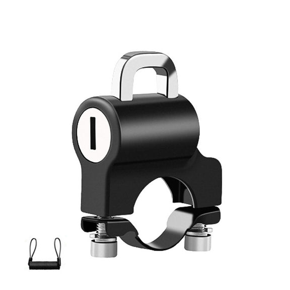 Electric Car Helmet Lock Anti-Theft Fixed Multi-Function Lock Bicycle Handle Fixed Helmet Anti-Theft Lock Helmet Lock + Reminder Rope