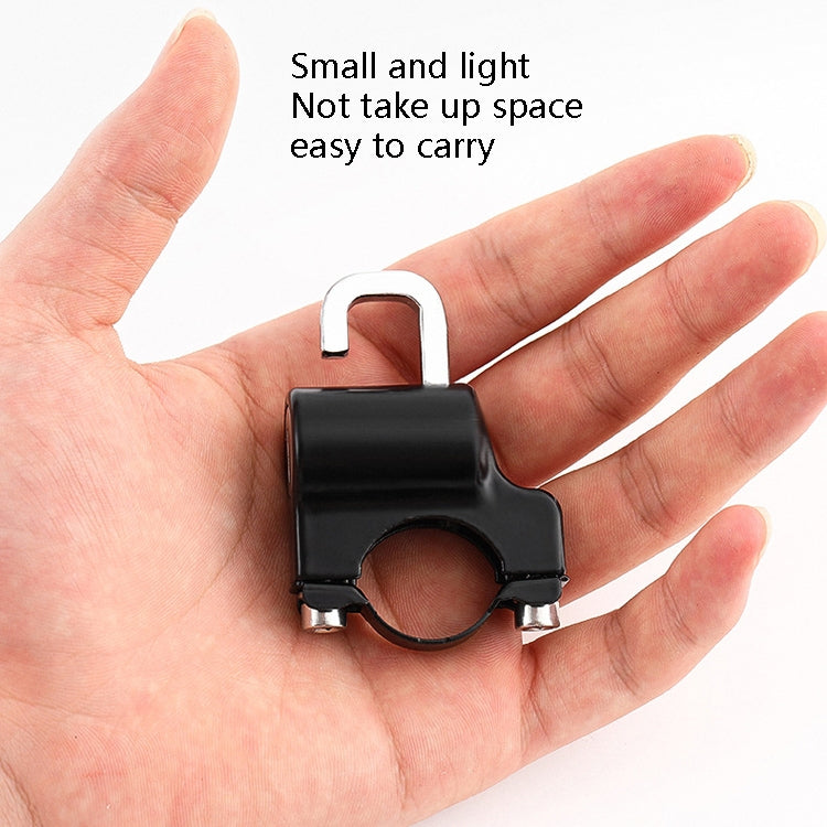 Electric Car Helmet Lock Anti-Theft Fixed Multi-Function Lock Bicycle Handle Fixed Helmet Anti-Theft Lock Helmet Lock + Reminder Rope