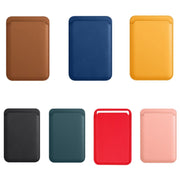 MagSafe Magnetic Leather Card Case Holster For iPhone (Indigo Sea BLue)