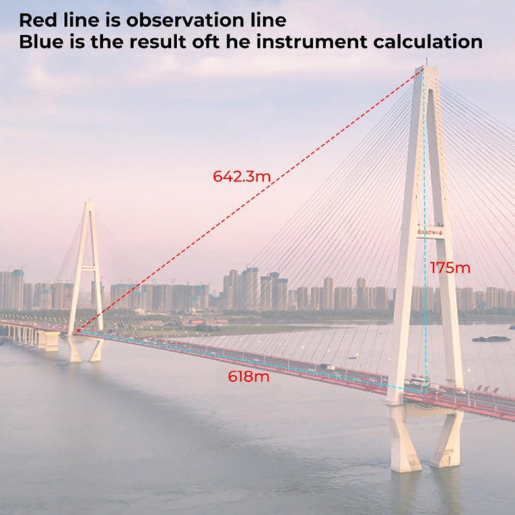 SNDWAY Rangefinder Instrument Outdoor Telescope Golf Measuring Instrument, Model: SW1000B 1000m