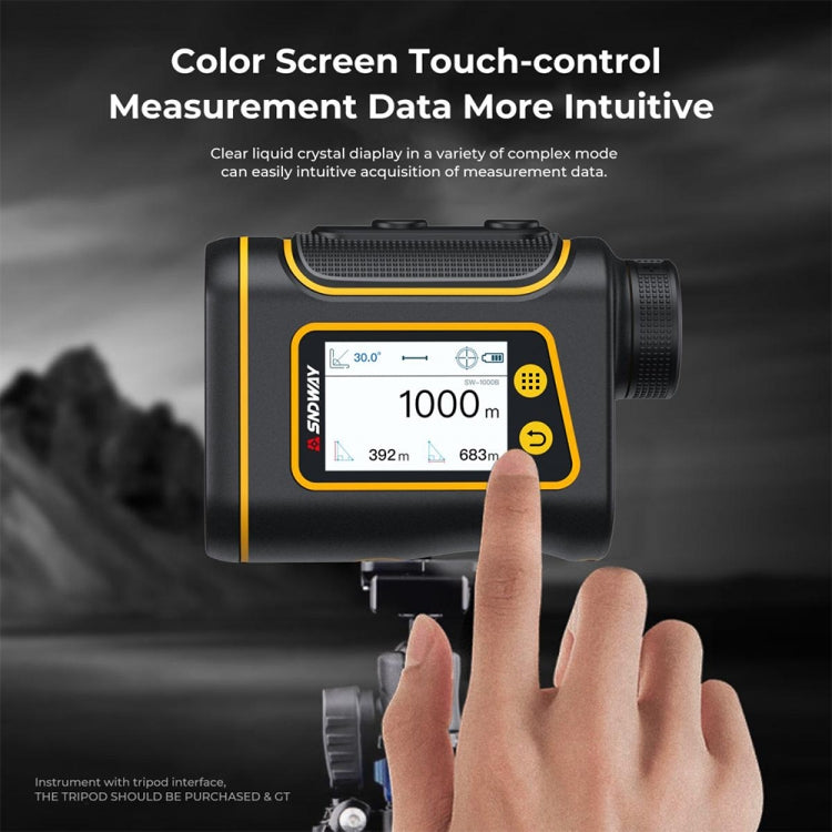 SNDWAY Rangefinder Instrument Outdoor Telescope Golf Measuring Instrument, Model: SW1000B 1000m