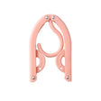 3pcs Portable Travel Folding Hanger Multi-Function Plastic Drying Rack(Pink) - Shelf & Hooks by PMC TechLife | Online Shopping South Africa | PMC TechLife
