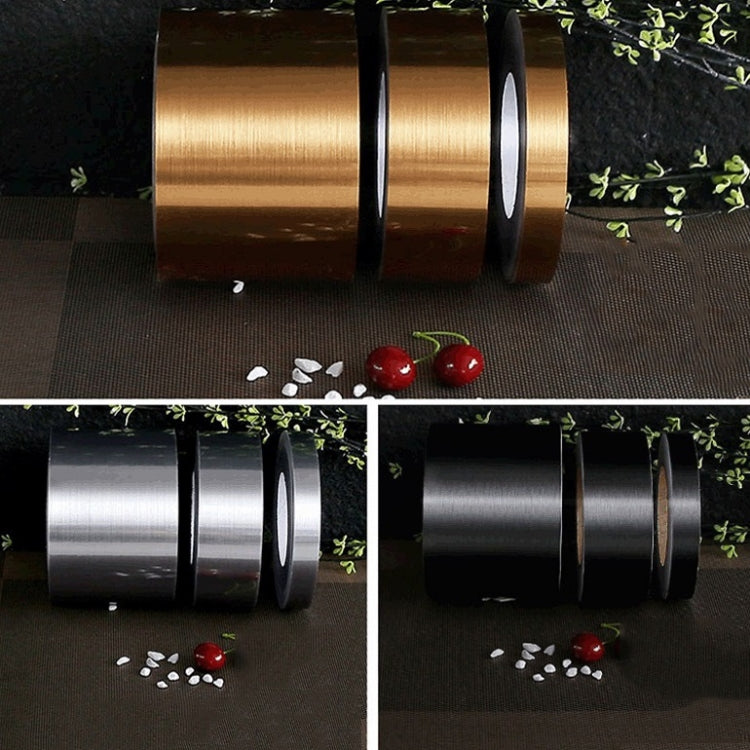 Home Decoration Self-Adhesive Ceiling Beauty Sideline Tile Beauty Seam Sticker, Specification: 5cmx10m(Brushed Silver)
