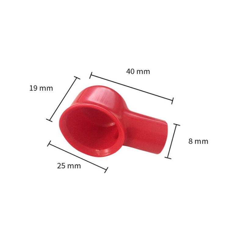 5 Pair Car Battery Clip Protective Cover Dust Cap PVC Insulated Protective Cover Harness End Protective Cover(BD-41)
