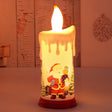 Christmas Decoration Night Light LED Simulation Flame Candle Light(B-Santa Claus) - Decoration Lamps by PMC TechLife | Online Shopping South Africa | PMC TechLife