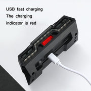 WEST BIKING Mountain Bike Wireless Remote Control USB Charging Riding Warning Turning Light(Remote Steering Taillight)