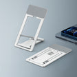 HZ10 Slim Portable Desktop Live Stand Multifunctional Folding Mobile Phone Holder(Silver) - Desktop Holder by PMC TechLife | Online Shopping South Africa | PMC TechLife