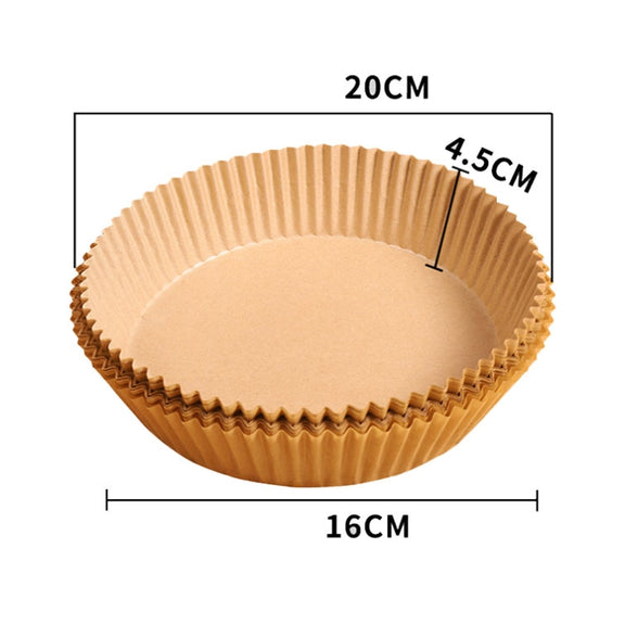 100 PCS XYZ Boxed Oil-Proof And High-Temperature Baking Paper(Yellow)
