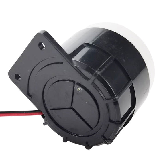 BJ-1K High-Decibel Active Buzzer Dual Audio Electronic Siren Alarm Wall-Mounted Anti-Theft Buzzer, Voltage: 220V(Red White Black)