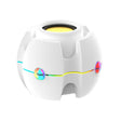 RGB Light Effect Gyro Shape Wireless Bluetooth Audio(White) - Mini Speaker by PMC TechLife | Online Shopping South Africa | PMC TechLife