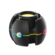 RGB Light Effect Gyro Shape Wireless Bluetooth Audio(Black) - Mini Speaker by PMC TechLife | Online Shopping South Africa | PMC TechLife