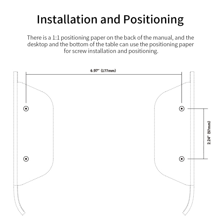 Multi-Function Tablet Bracket Router Desktop Wall Storage Bracket For Mac Mini(Transparent)
