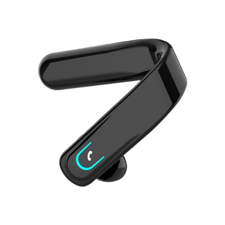 YX18 Bluetooth 5.1 Earhook Business Sport Single Ear Headphone(Black)