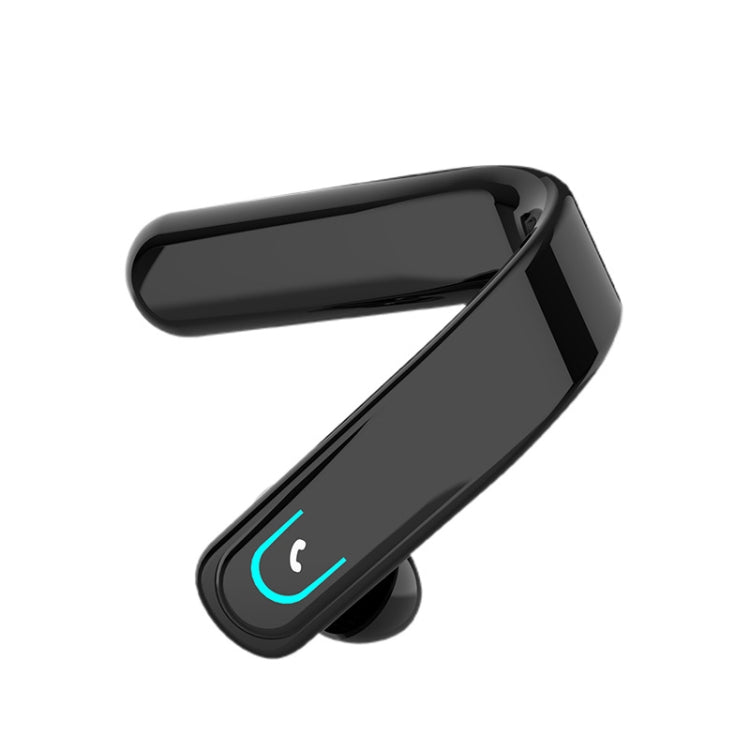 YX18 Bluetooth 5.1 Earhook Business Sport Single Ear Headphone(Black)