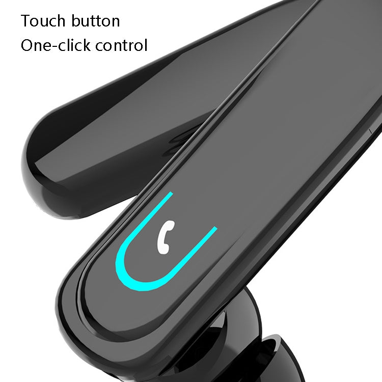 YX18 Bluetooth 5.1 Earhook Business Sport Single Ear Headphone(Black)